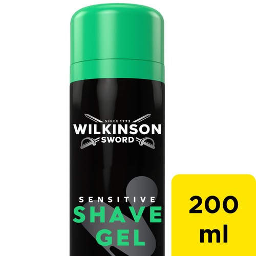 Wilkinson Sword Masterful Shave Sensitive Shave Gel 200ml