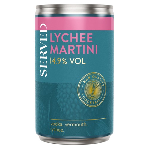 Served Lychee Martini