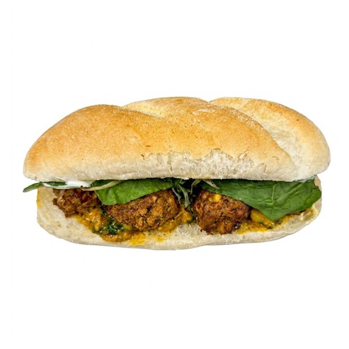 Morrisons Vegetarian Spiced Chickpea Falafel Sub Roll