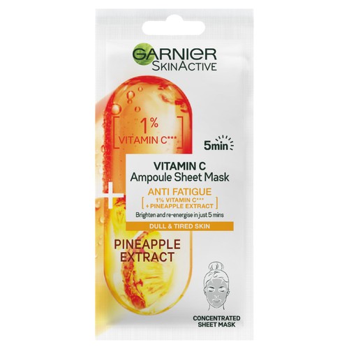 Garnier Skinactive Vitamin C Ampoule Sheet Mask Pineapple
