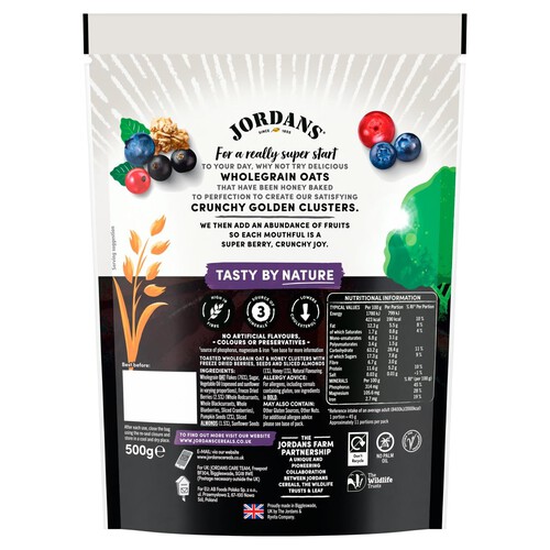 Jordans Super Berry Granola Breakfast Cereal 