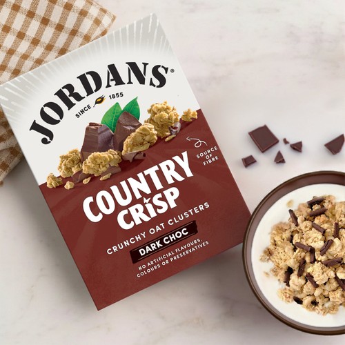 Jordans Country Crisp Dark Chocolate Breakfast Cereal   450g