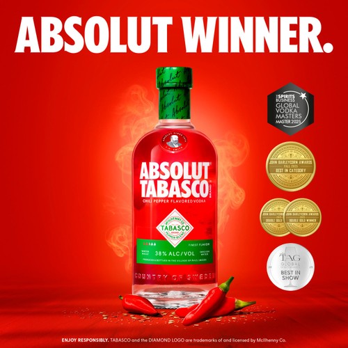 Absolut Tabasco 700ml