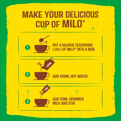 Milo Instant Malt Chocolate Drinking Powder Tin Ghanaian 400g