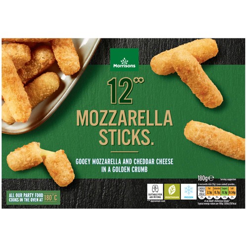 Morrisons 12 Mozzarella Sticks 180g