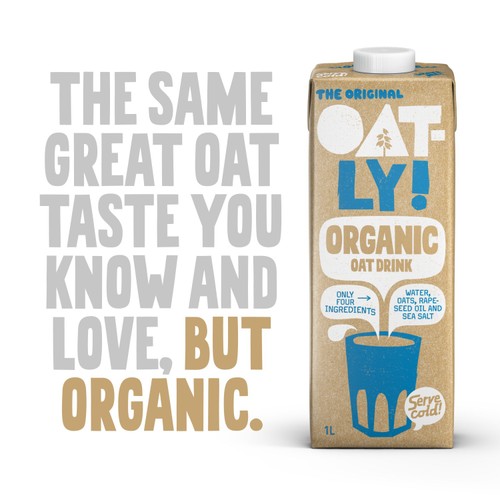 Oatly Oat Drink Organic Long Life 1L