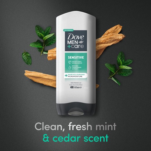 Dove Men Body Wash Sensitive Shield 400ml