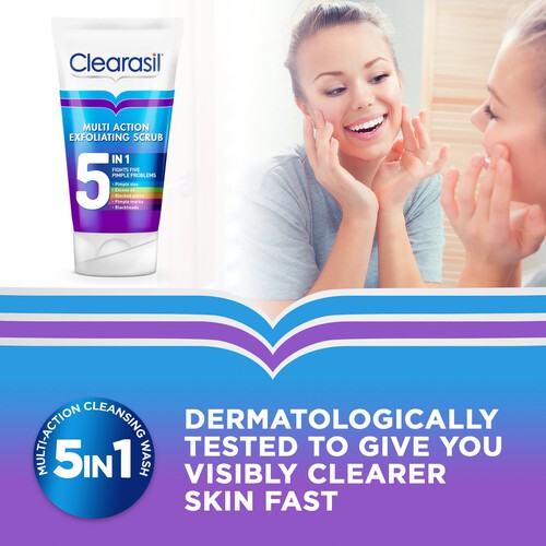 Clearasil Multi Action 5in1 Exfoliating Scrub 