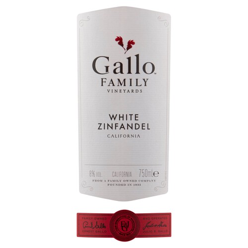 Gallo Family Vineyards White Zinfandel Rose Wine 