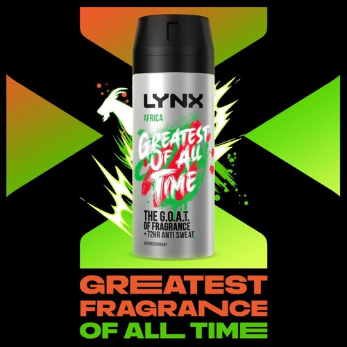 Lynx  Africa Anti-perspirant Deodorant Spray for Men