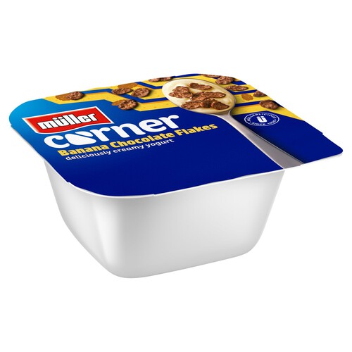 Muller Corner Banana Yogurt with Chocolate Flakes