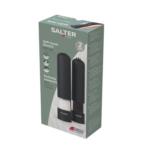 Salter Electronic Salt And Pepper Mill