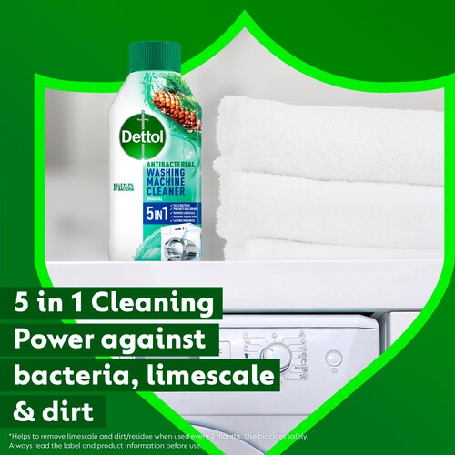 Dettol 5-In-1 Antibacterial Washing Machine Cleaner 