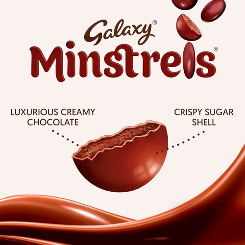 Galaxy Minstrels Milk Chocolate Pouch Bag   118g