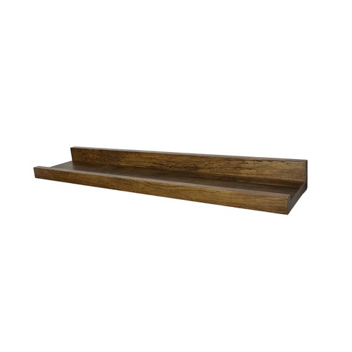 Morrisons 48Cm Picture Shelf - Cream & Brown