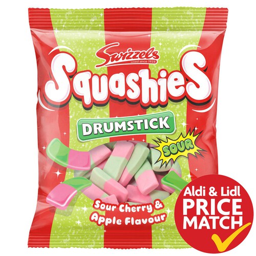 Swizzels Drumstick Squashies Sour Cherry & Apple Flavour