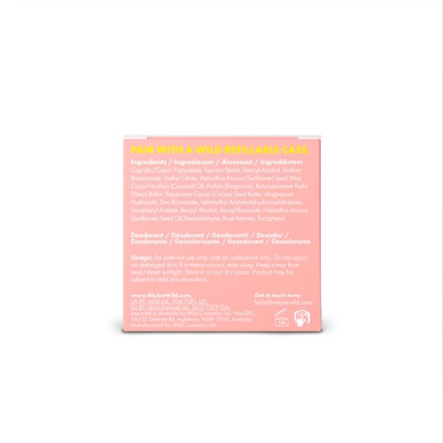 Wild Vanilla Bean & Buttercream Stick Deodorant Refill