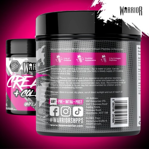 Warrior Creatine Collagen Unflavoured 270G