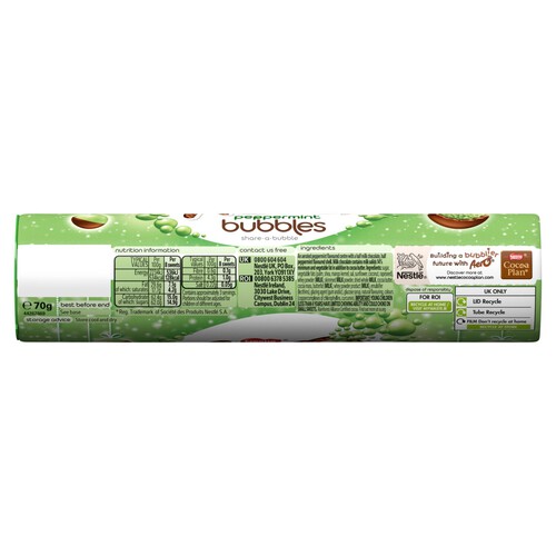 Aero Bubbles Peppermint Chocolate Tube