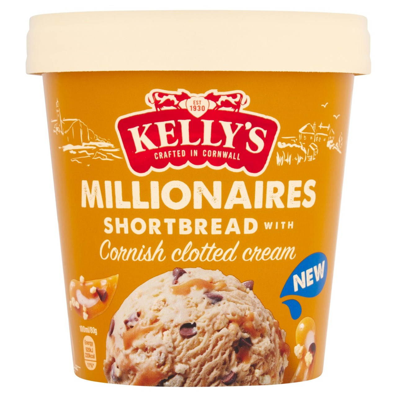 Kelly's Millionaire's Shortbread Ice Cream