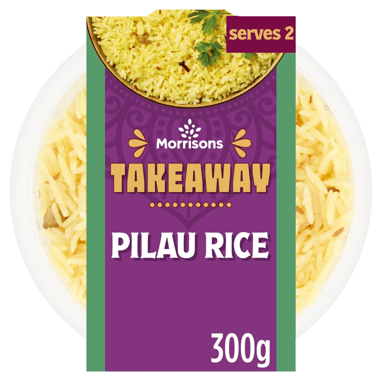Morrisons Takeaway Indian Pilau Rice - Morrisons Online Groceries & Offers
