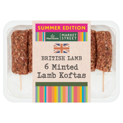 Morrisons British 6 Minted Lamb Koftas 340g