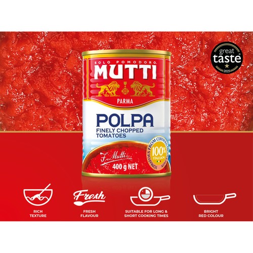 Mutti Finely Chopped Tomatoes 400g
