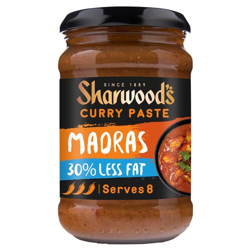 Sharwood's Madras Curry Paste Uk 30% Less Fat