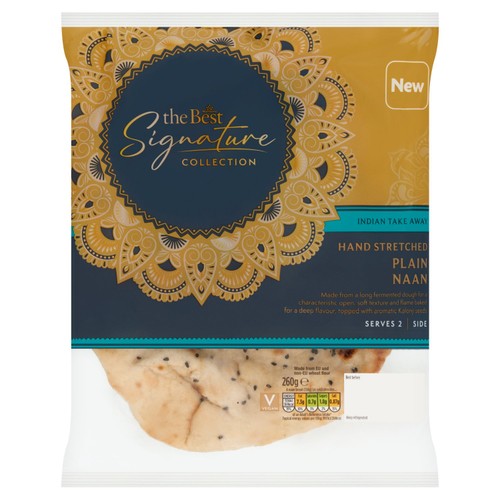 Morrisons The Best Plain Naan Breads