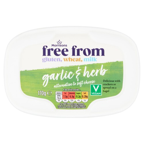 Morrisons Free From Garlic & Herb Soft Cheese 