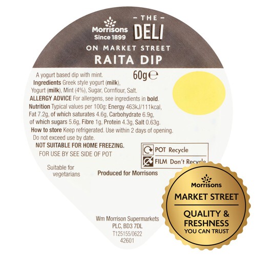 Market Street Deli Raita Dip