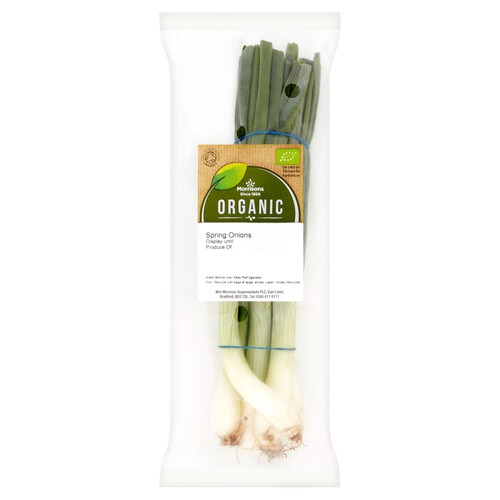 Morrisons Organic Spring Onions 