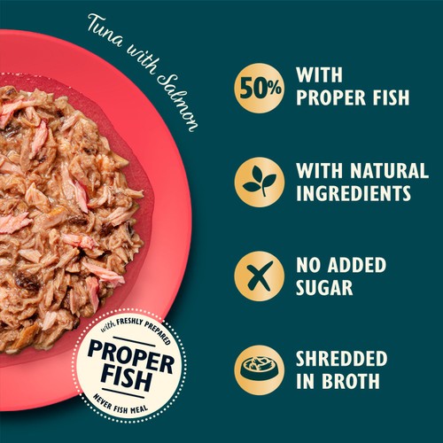 Lily's Kitchen Shredded Fillets Tuna & Salmon In Broth - Morrisons