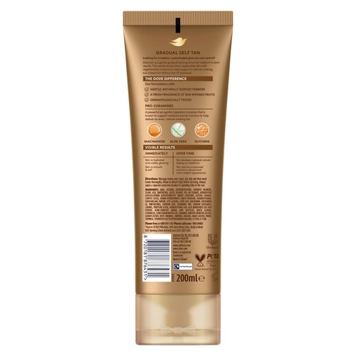 Dove Summer Revive Sunless Tan Medium To Dark 200Ml