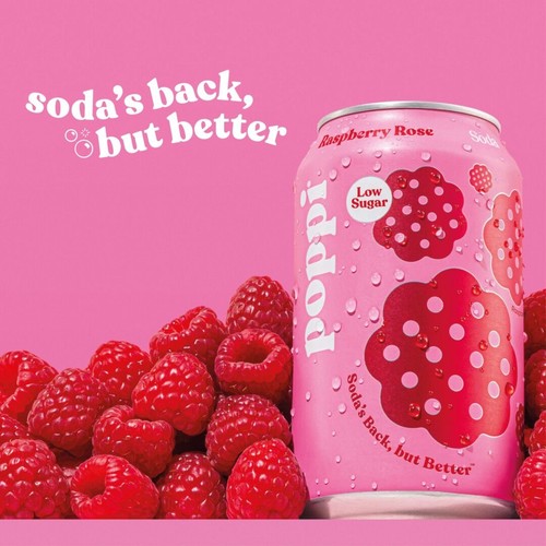 Poppi Raspberry & Rose 330ml
