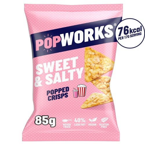 Popworks Sweet & Salty Sharing Popped Crisps