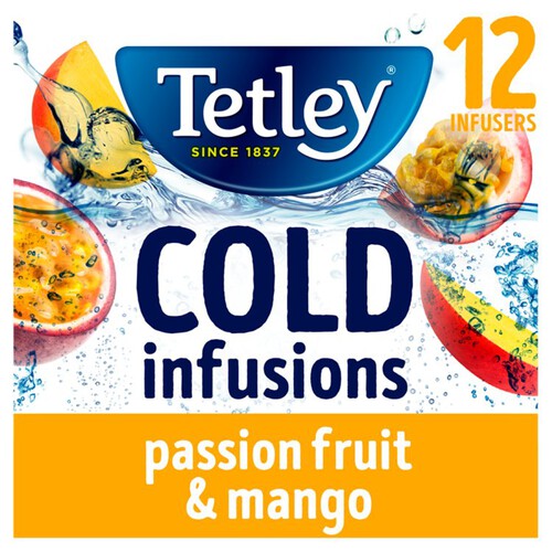 Tetley Cold Infusions Passion Fruit & Mango 12s