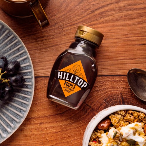 Hilltop Maple Flavoured Syrup   230g