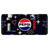 Pepsi Max No Sugar Cola Cans 8 x 330ml
