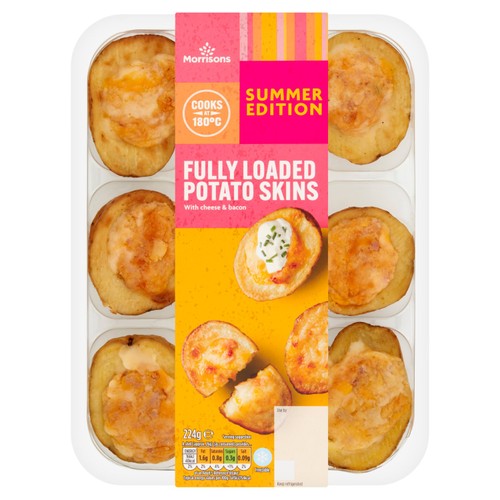 Morrisons summer eating cheese bacon potato shells