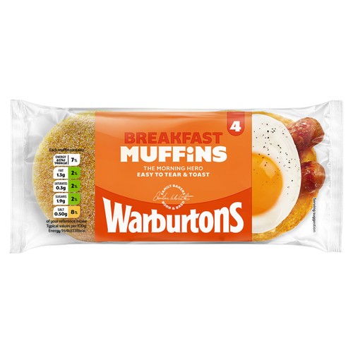 Warburtons Breakfast Muffins 