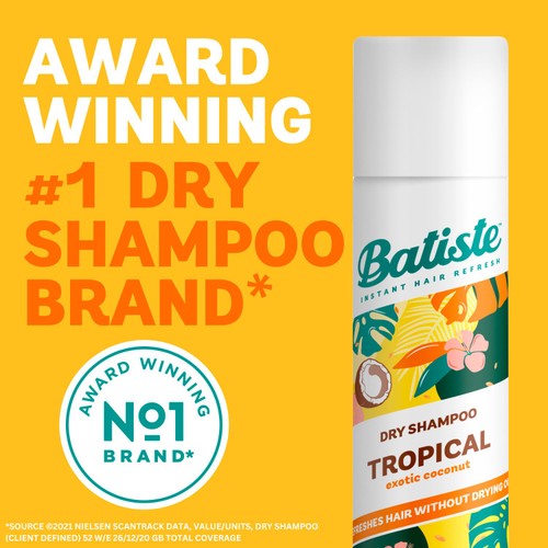 Batiste Coconut & Exotic Tropical Dry Shampoo 