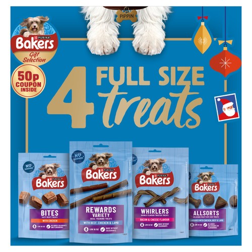 BAKERS Dog Treats Christmas Selection Gift Box 458g
