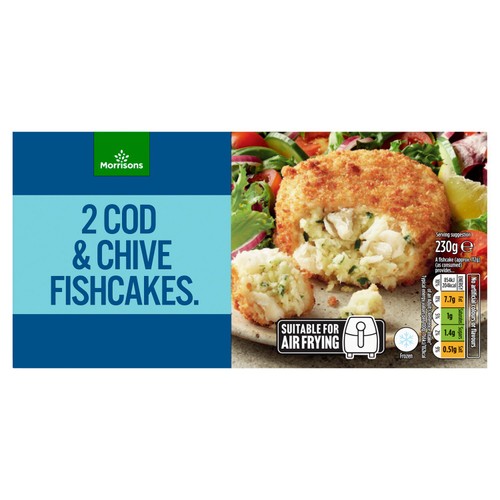 Morrisons cod chive fish cakes