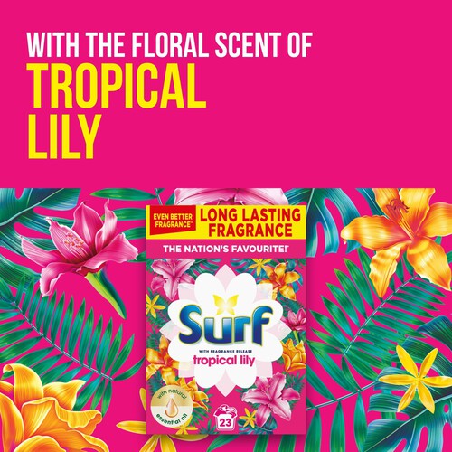 Surf Tropical Lily Washing Powder 23 Washes 