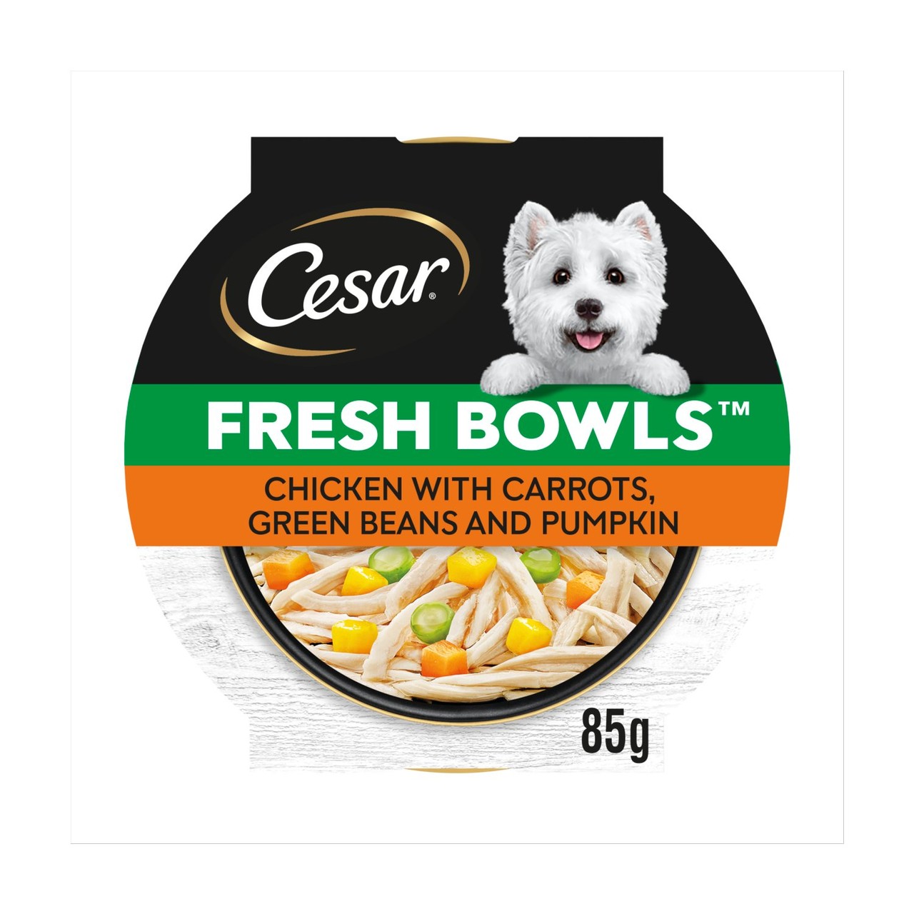 Cesar Fresh Bowls With Chicken In Gravy