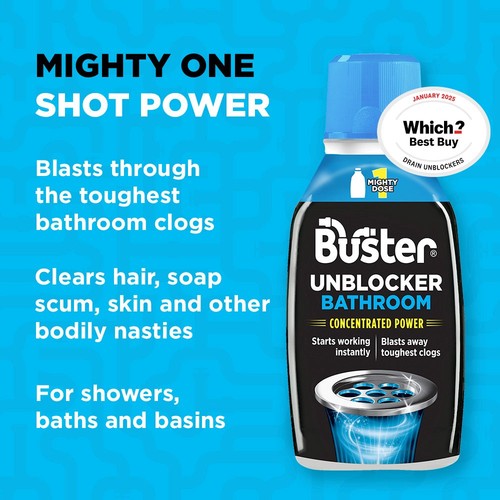 Buster Bathroom Plughole Unblocker