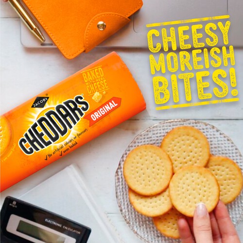 Jacob's Baked Cheddars Cheese Crackers