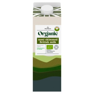 Organic Semi-Skimmed Fresh Milk 1L