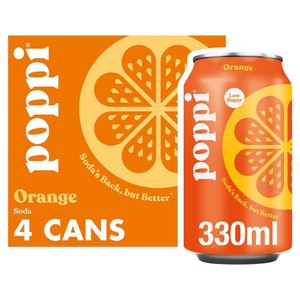 Poppi Orange 4x330ml